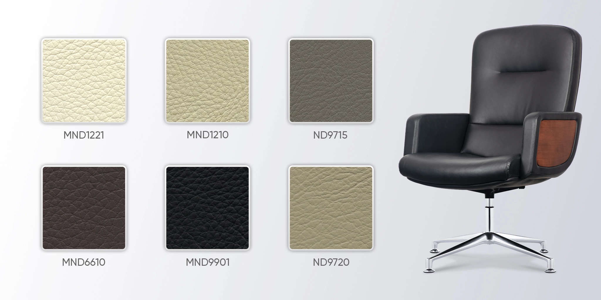 bảng màu da ghế no634c