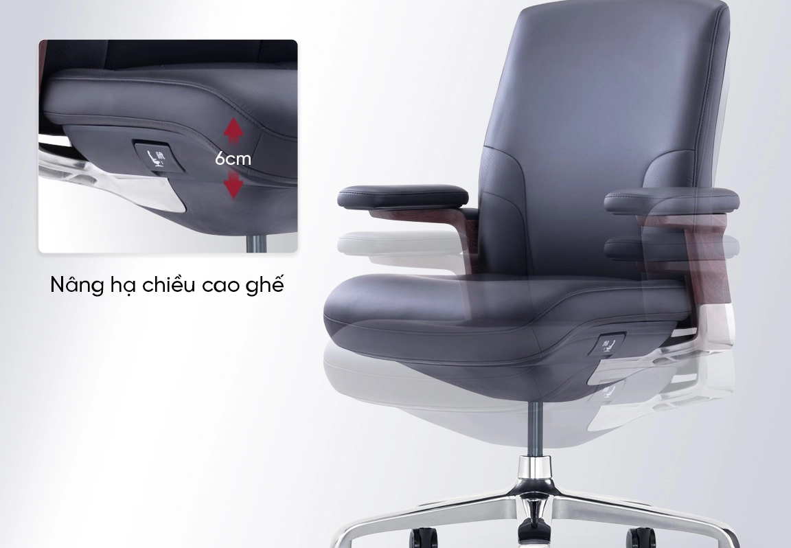 ghế trưởng ph&ograve;ng cao cấp no18b