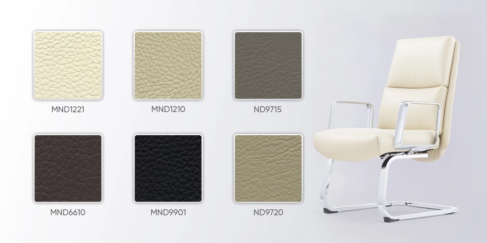 ghế phòng họp chân quỳ no427-1c