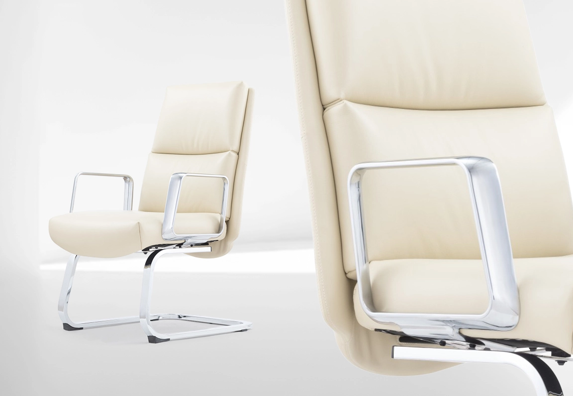 ghế ph&ograve;ng họp ch&acirc;n quỳ no427-1c