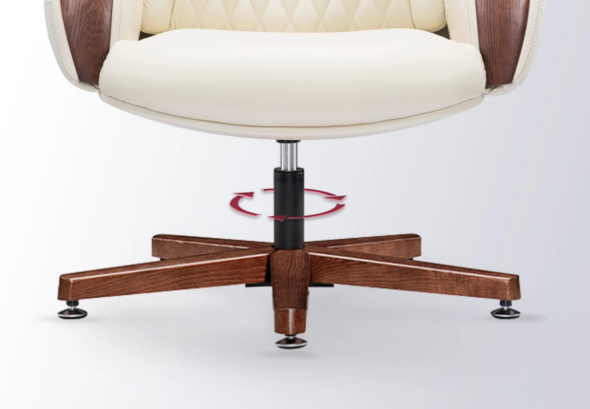 ch&acirc;n xoay ghế ph&ograve;ng họp no88c