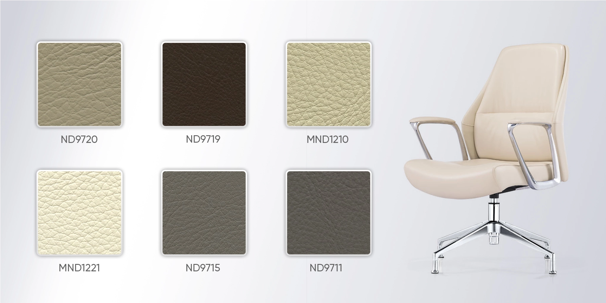 bảng màu da ghế fa834c