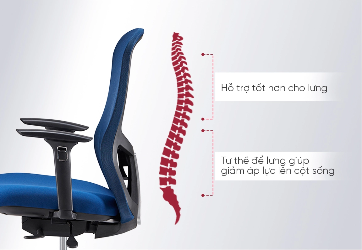 ghế lưới l&agrave;m việc fm33b1