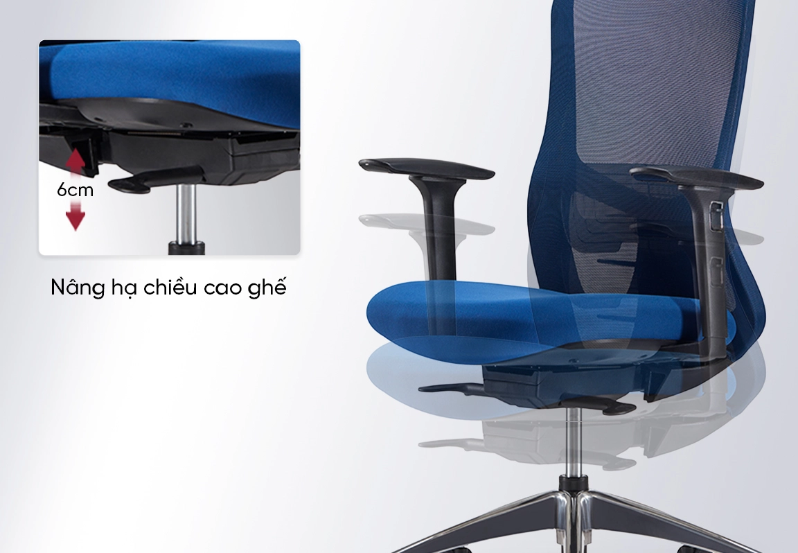 ghế lưới xoay văn ph&ograve;ng fm33b1