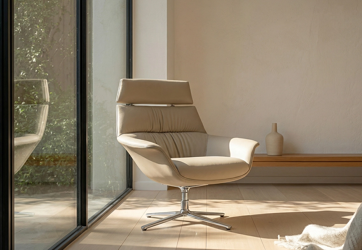 Armchair Da Cao Cấp Nhập Khẩu MyChair SF092A