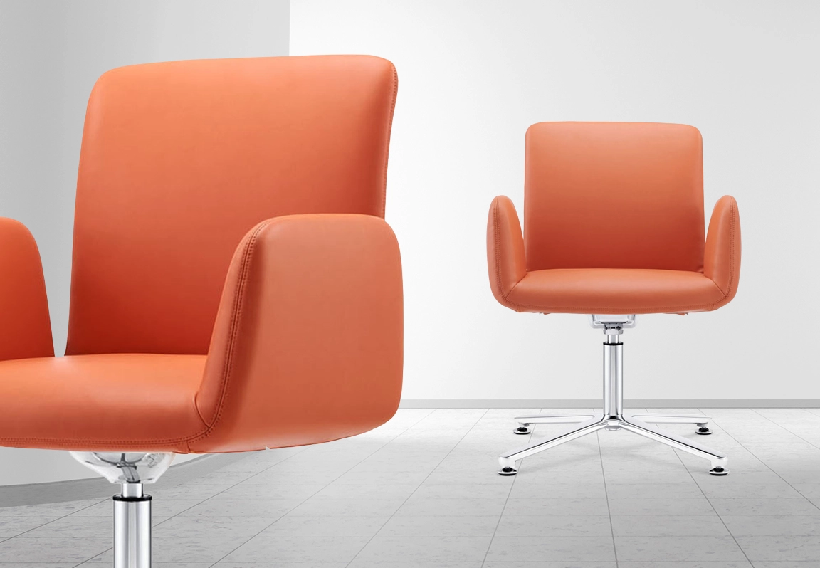 ghế tiếp kh&aacute;ch da cao cấp me917c-1