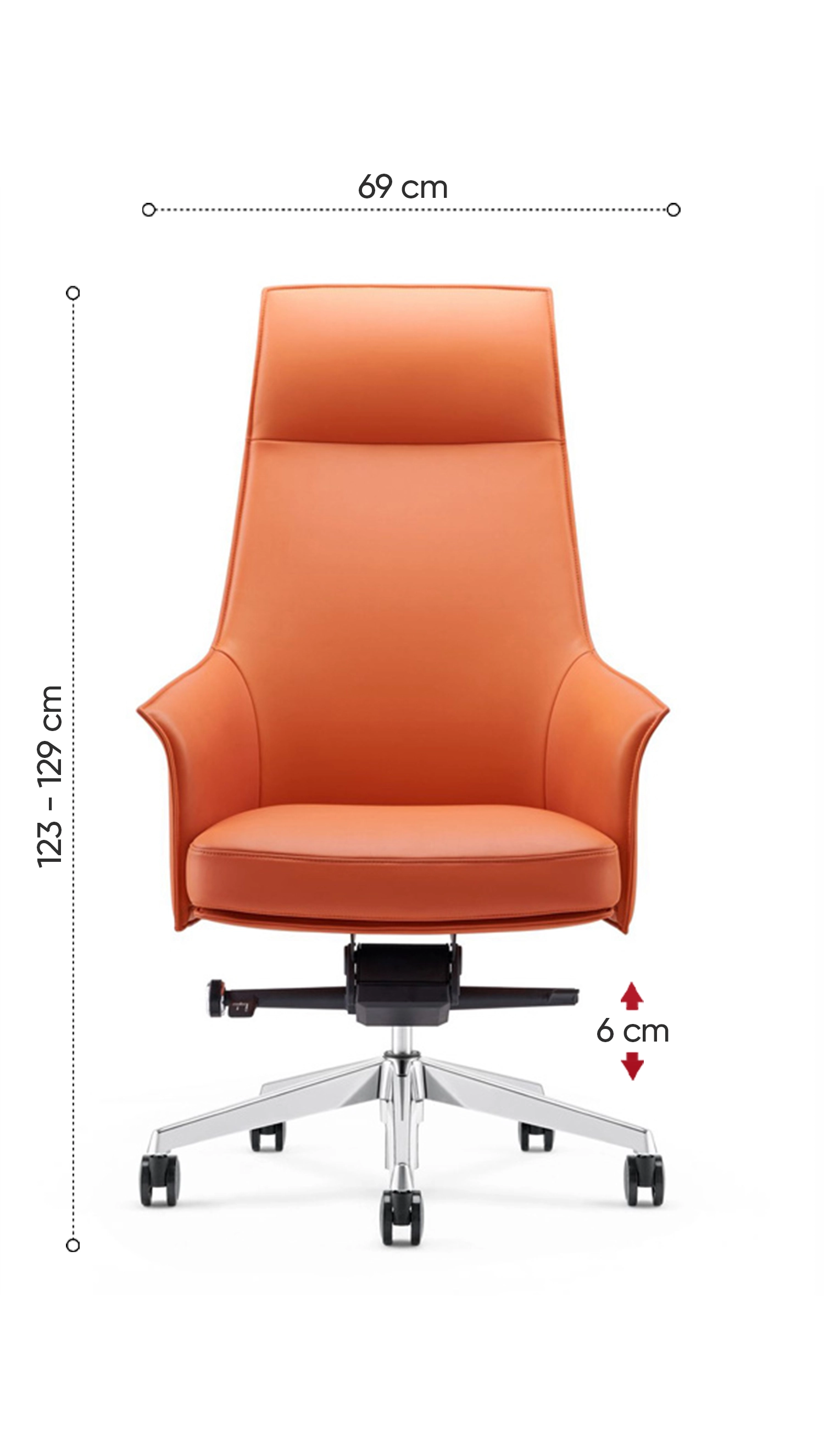 kích thước ghế tổng giám đốc fa926a