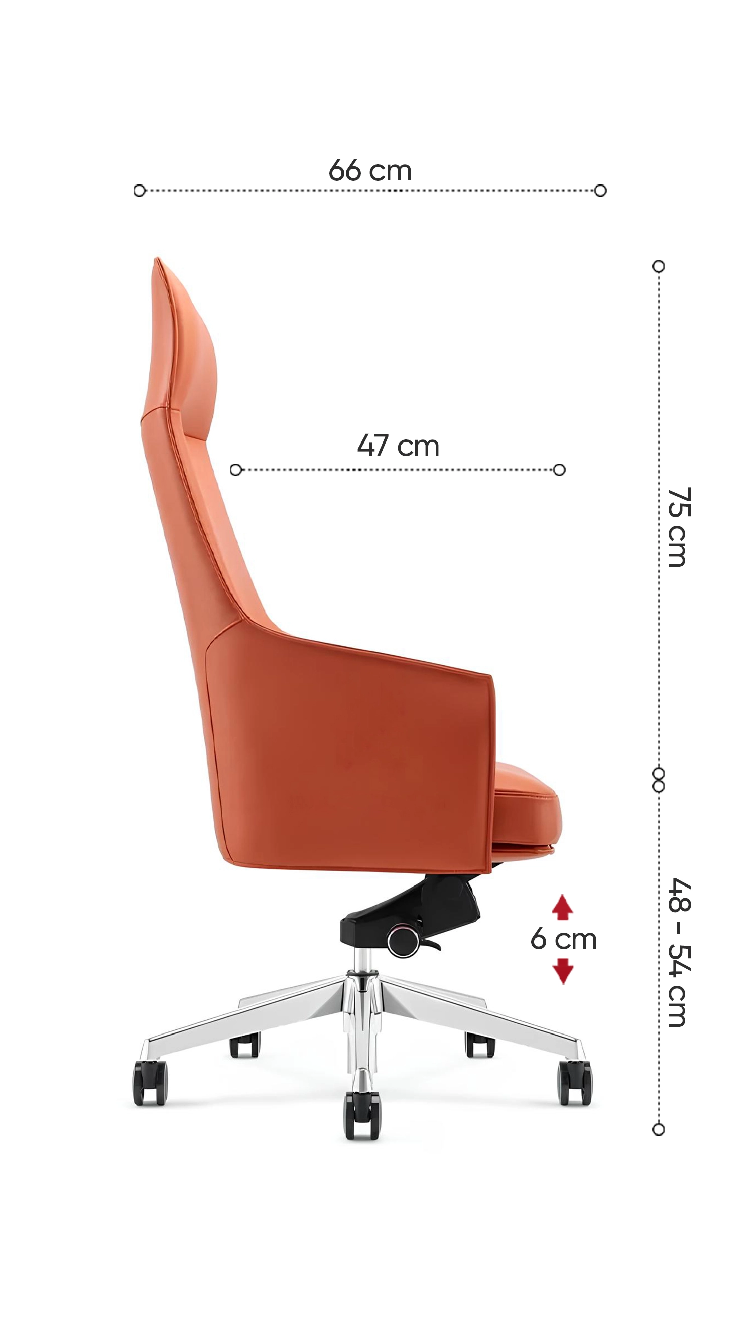 kích thước ghế ngồi giám đốc fa926a