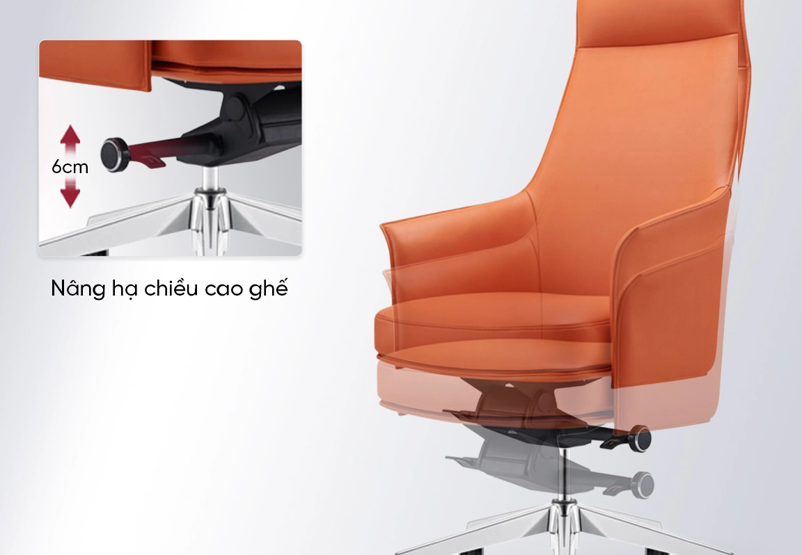 công năng ghế xoay giám đốc nhập khẩu fa926a