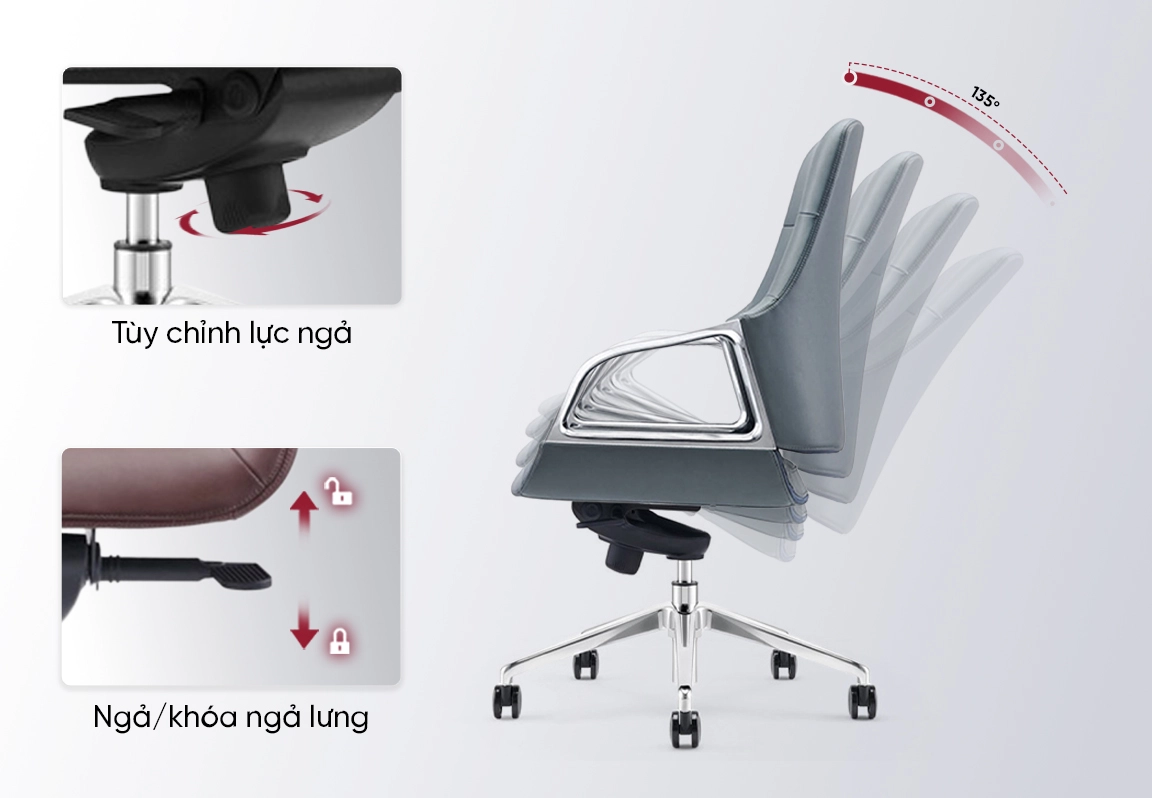 công năng của ghế xoay văn phòng fa910b