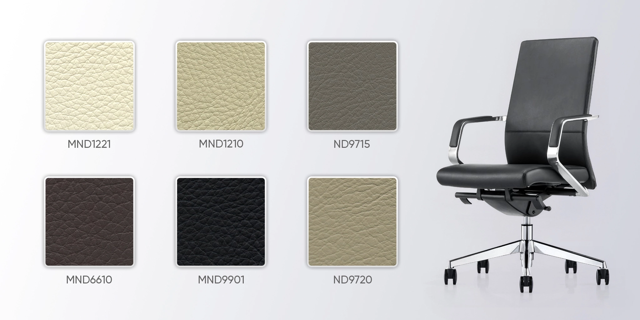 bảng màu da ghế fa819b