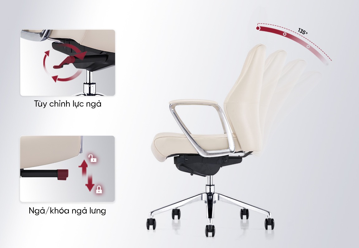 công năng ghế trưởng phòng fa834a