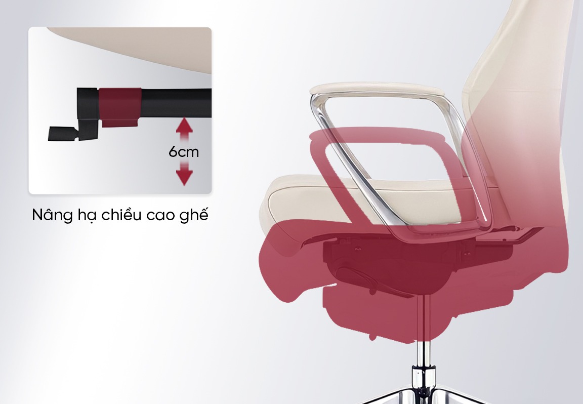 công năng ghế trưởng phòng fa834a