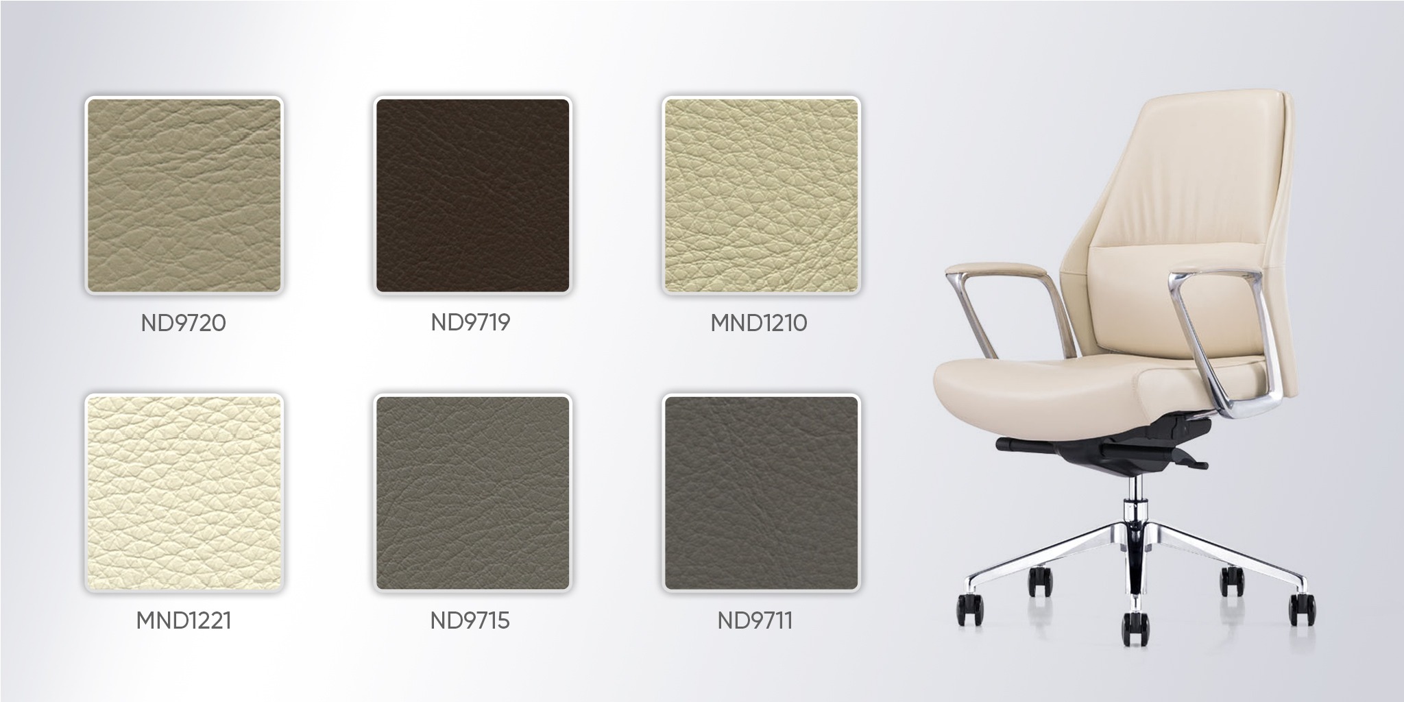 bảng màu da ghế fa834a