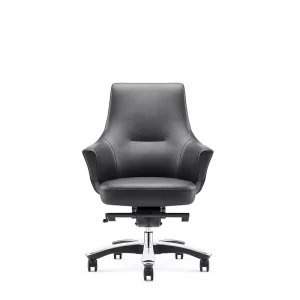 ghế văn phòng bọc da fa912b màu đen