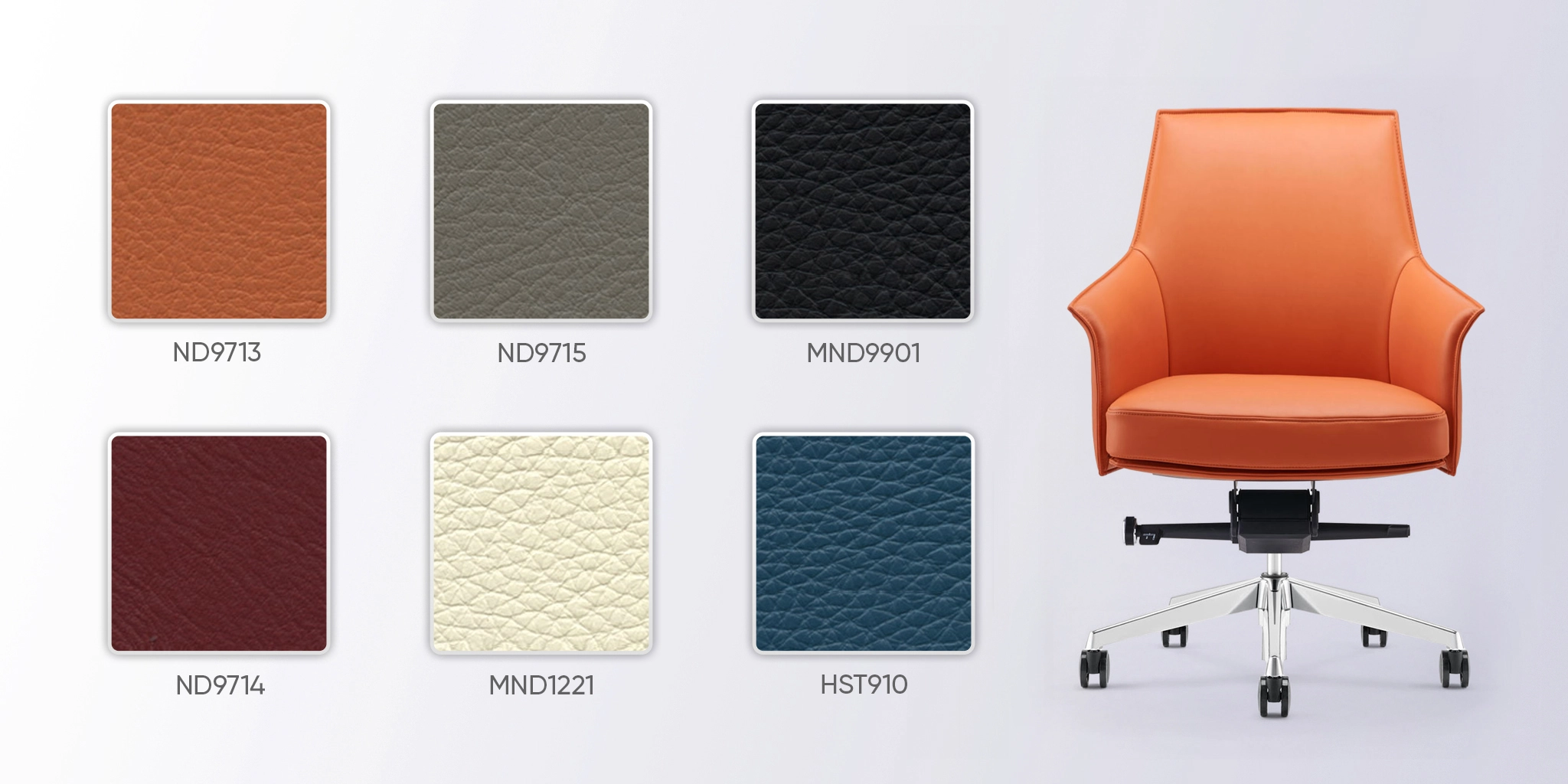 bảng màu da ghế xoay văn phòng fa926b