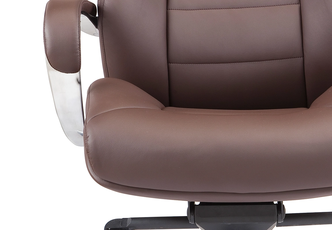 đệm ngồi ghế da cao cấp ghế trưởng ph&ograve;ng mo101c