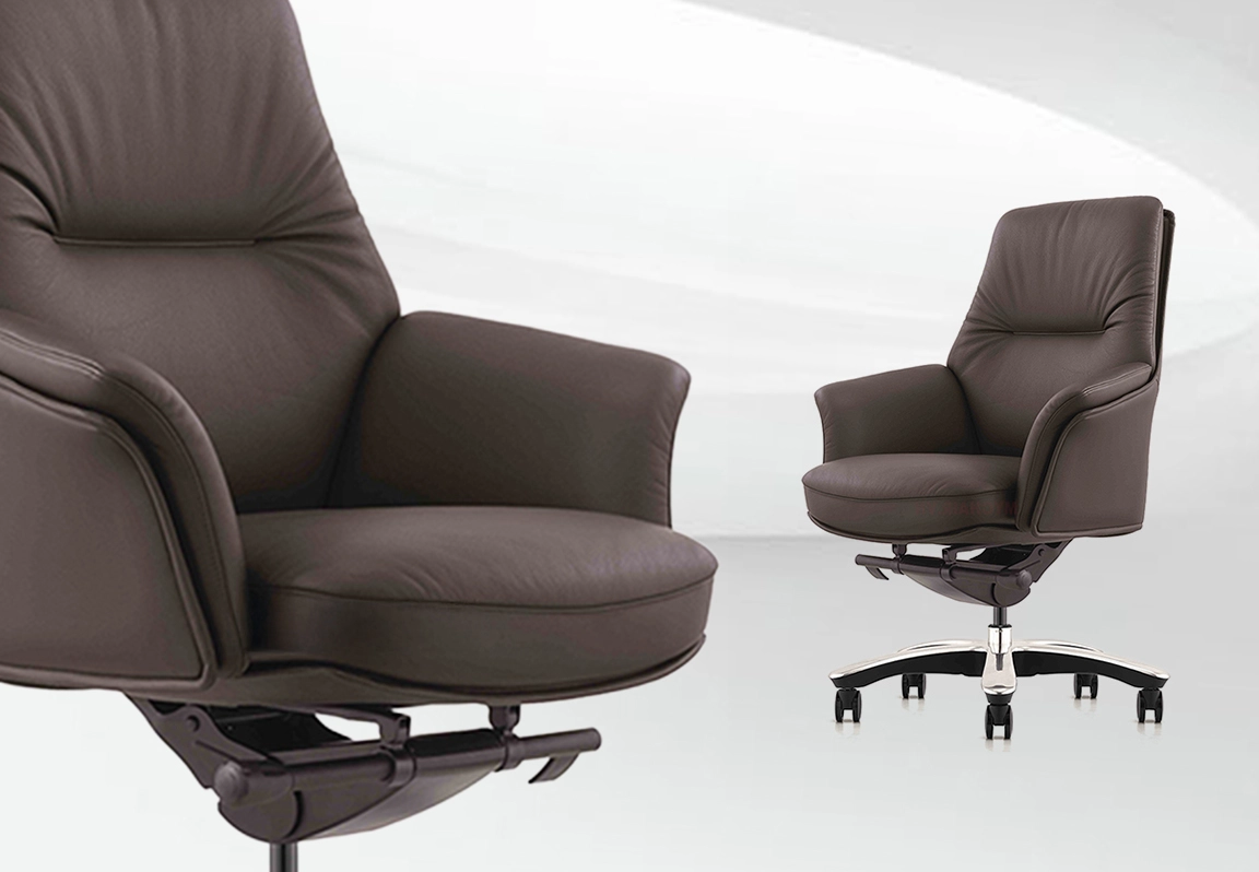 ghế da văn ph&ograve;ng no023b