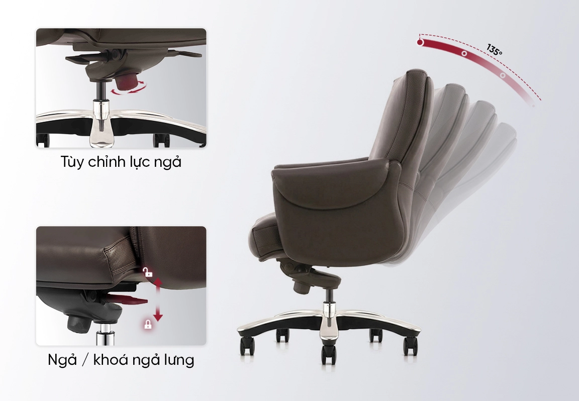 c&ocirc;ng năng ghế da no120b