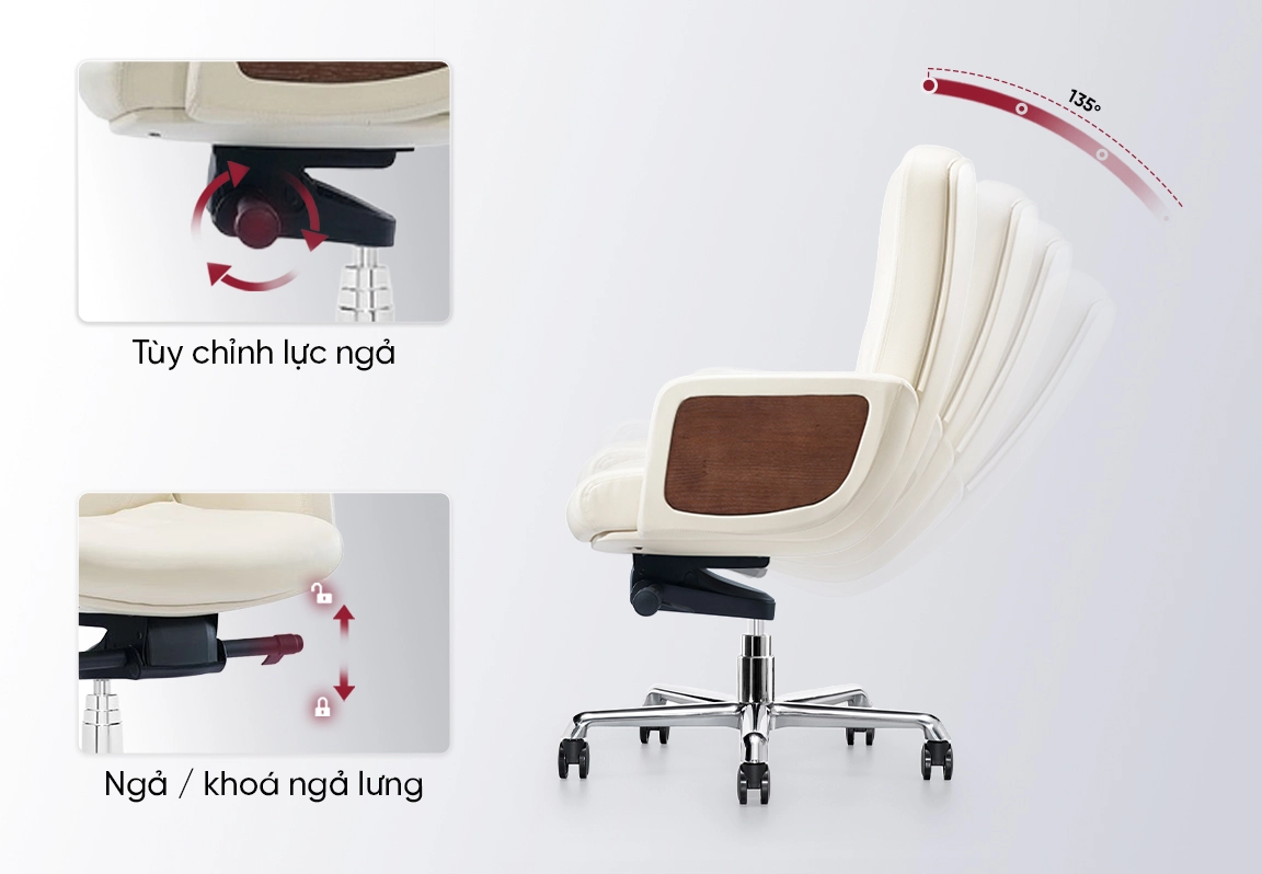 c&ocirc;ng năng ghế trưởng ph&ograve;ng NO641-1B