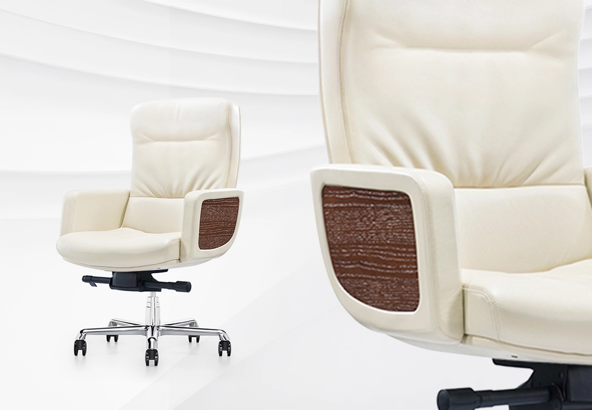 thiết kế ghế xoay trưởng ph&ograve;ng NO641-1B