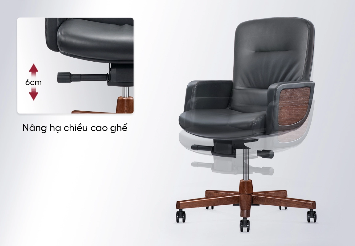 ghế xoay văn ph&ograve;ng no634b