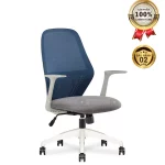 Ghế Xoay Lưới Nỉ Cao Cấp Nhập Khẩu MyChair FM113BW