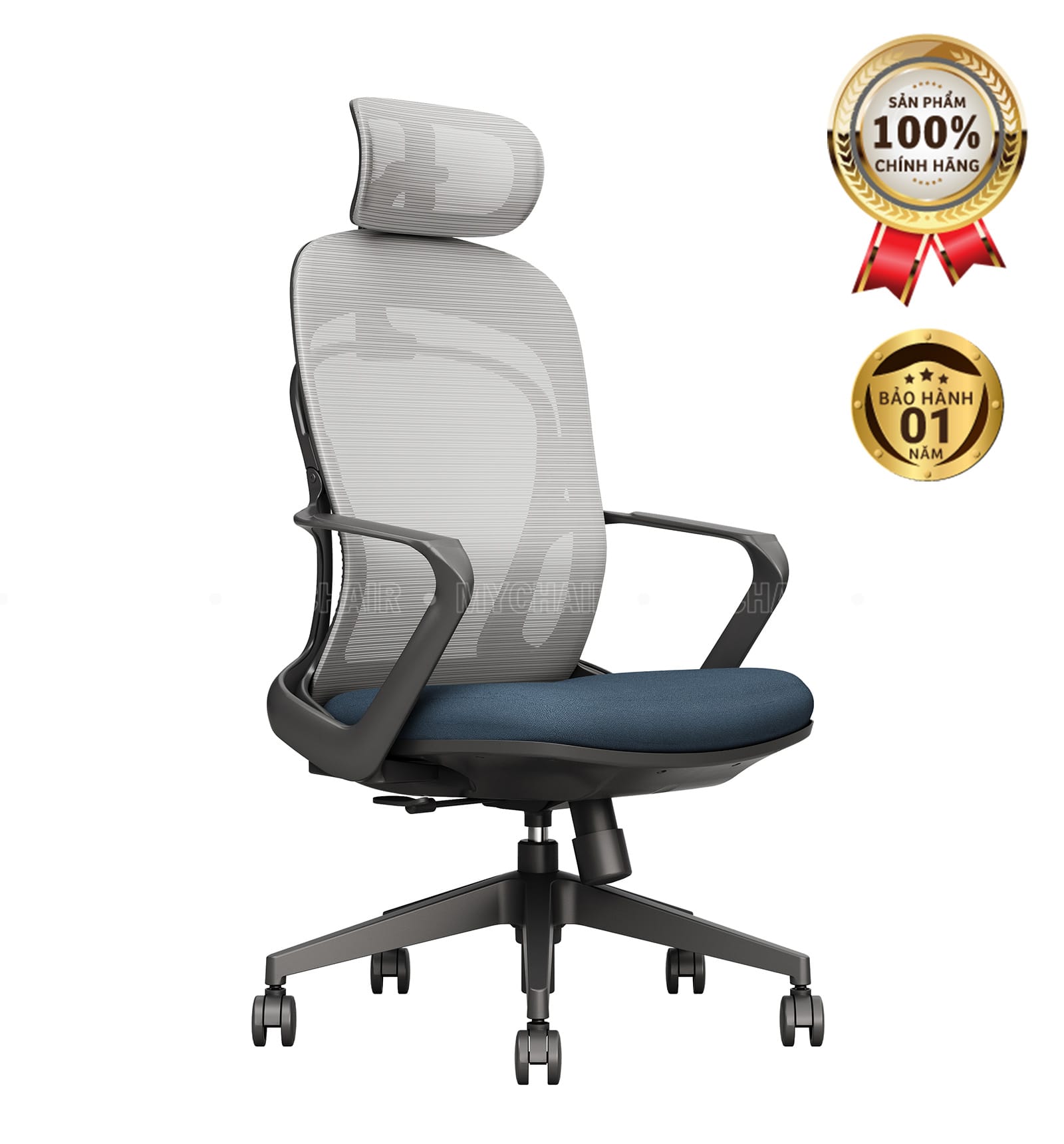 Ghế Xoay Lưới Nỉ Cao Cấp Nhập Khẩu MyChair FM100AB