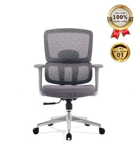 Ghế Xoay Lưới Nỉ Cao Cấp Nhập Khẩu MyChair FM609BW