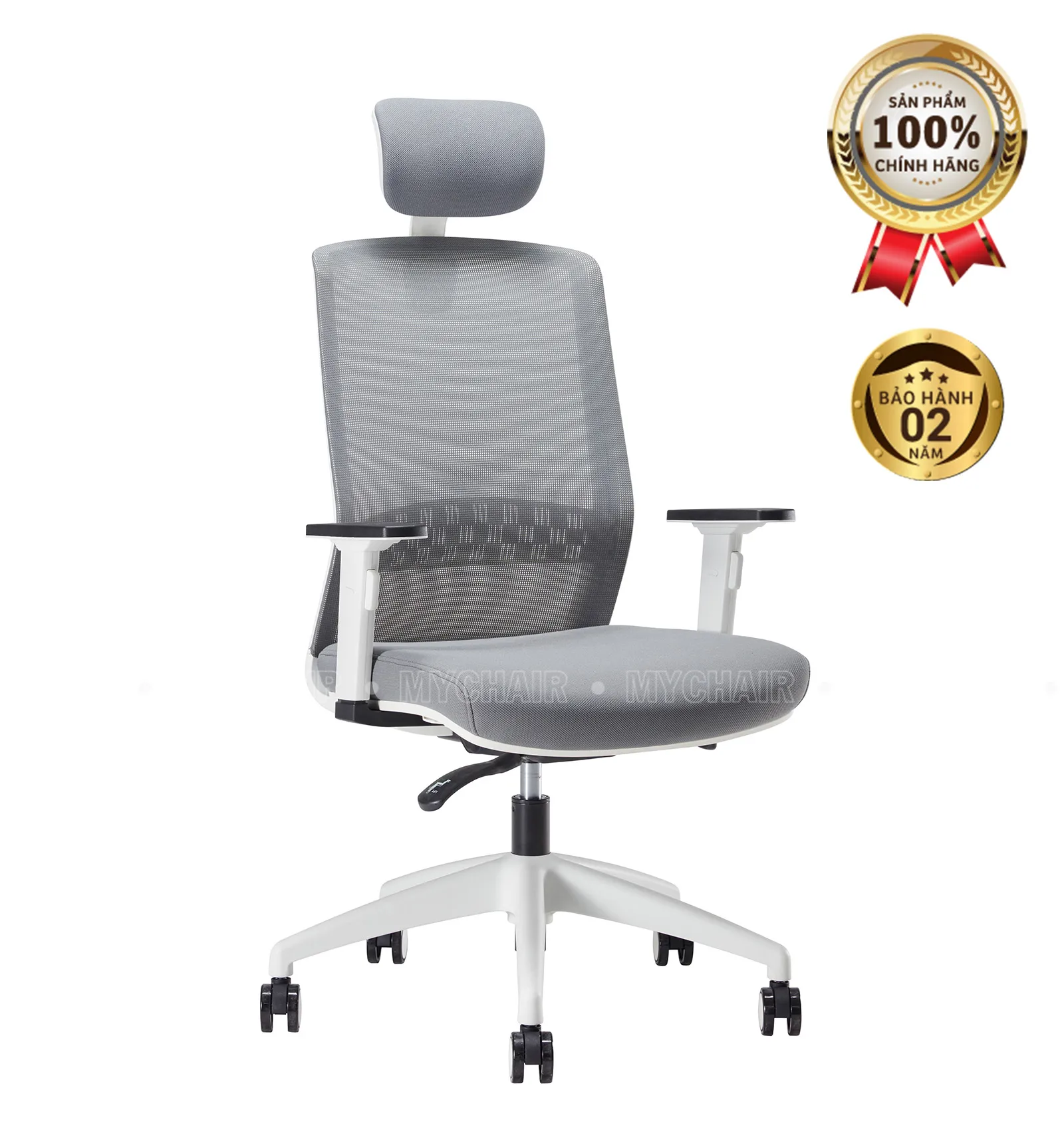 Ghế Xoay Lưới Nỉ Cao Cấp Nhập Khẩu MyChair FM126AW-2