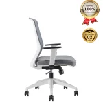 Ghế Xoay Lưới Nỉ Cao Cấp Nhập Khẩu MyChair FM126BW-1