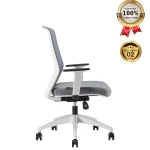 Ghế Xoay Lưới Nỉ Cao Cấp Nhập Khẩu MyChair FM126BW-2