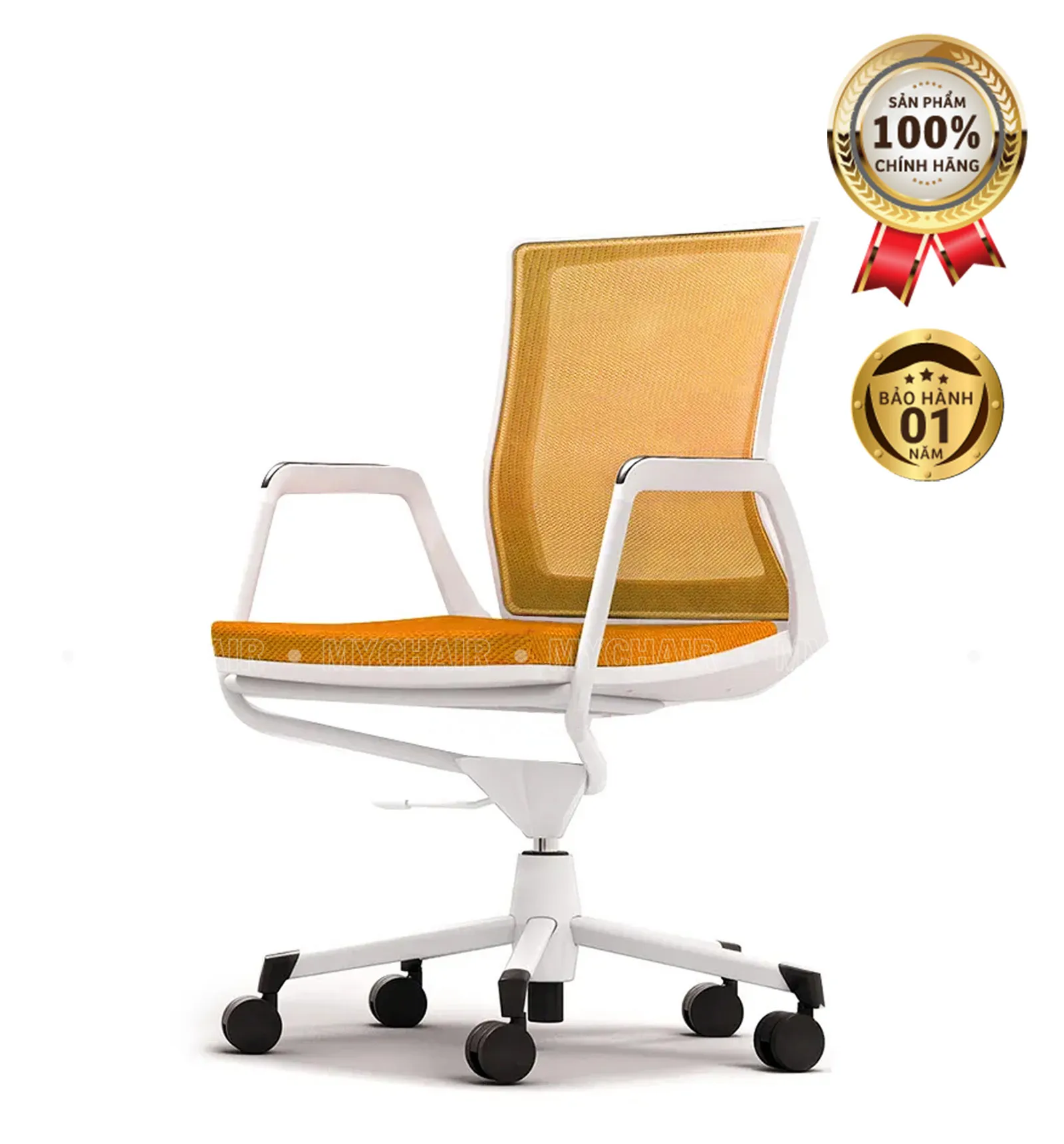 Ghế Xoay Lưới Nỉ Cao Cấp Nhập Khẩu MyChair FM809B-1