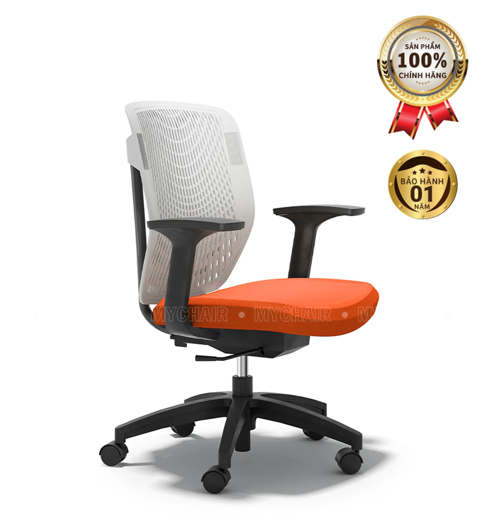 Ghế Xoay Lưới Nỉ Cao Cấp Nhập Khẩu MyChair FM06B
