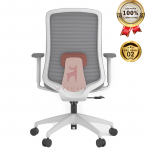 Ghế Xoay Lưới Nỉ Cao Cấp Nhập Khẩu MyChair FM112BW