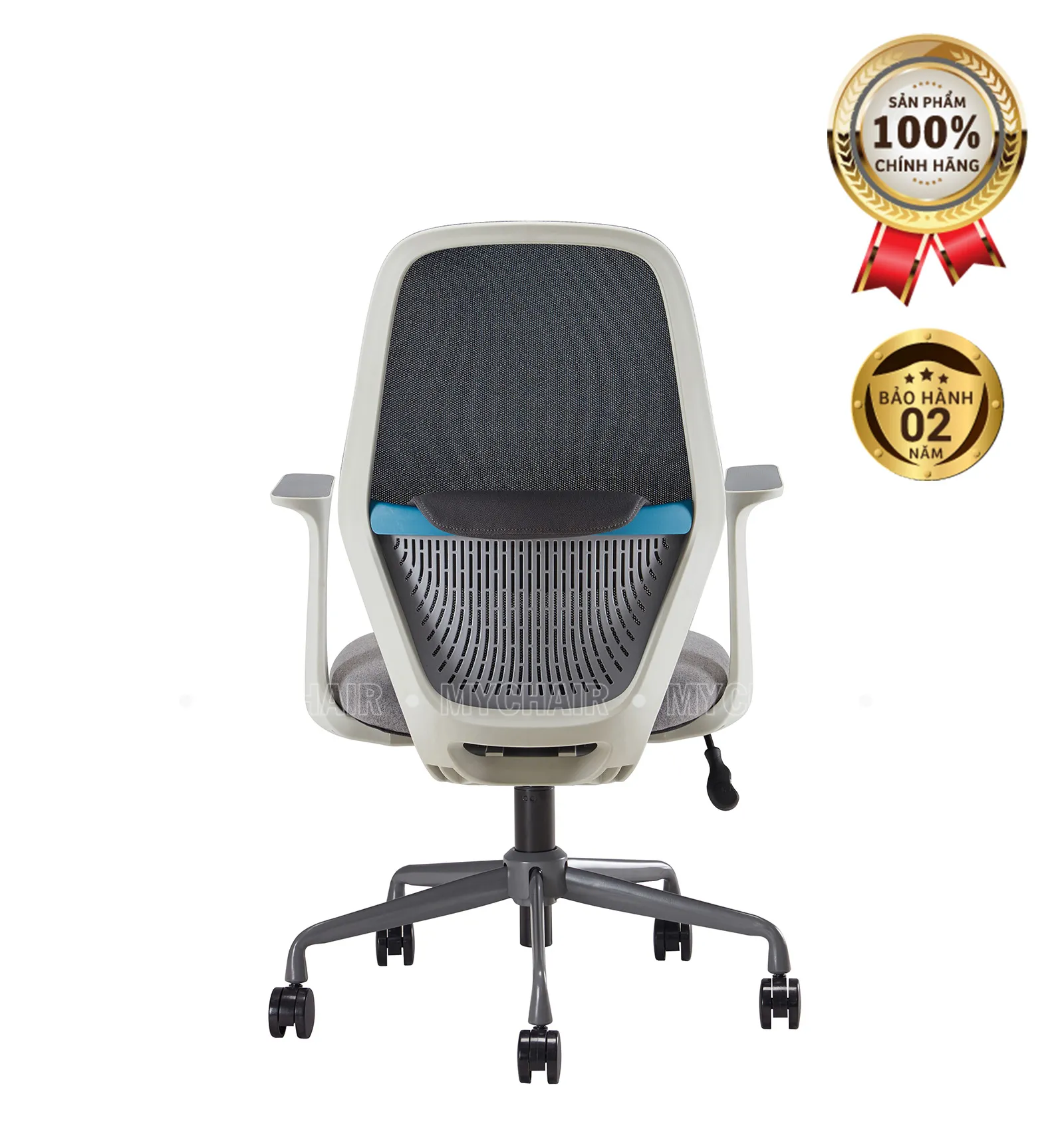 Ghế Xoay Lưới Nỉ Cao Cấp Nhập Khẩu MyChair FM113BW-1