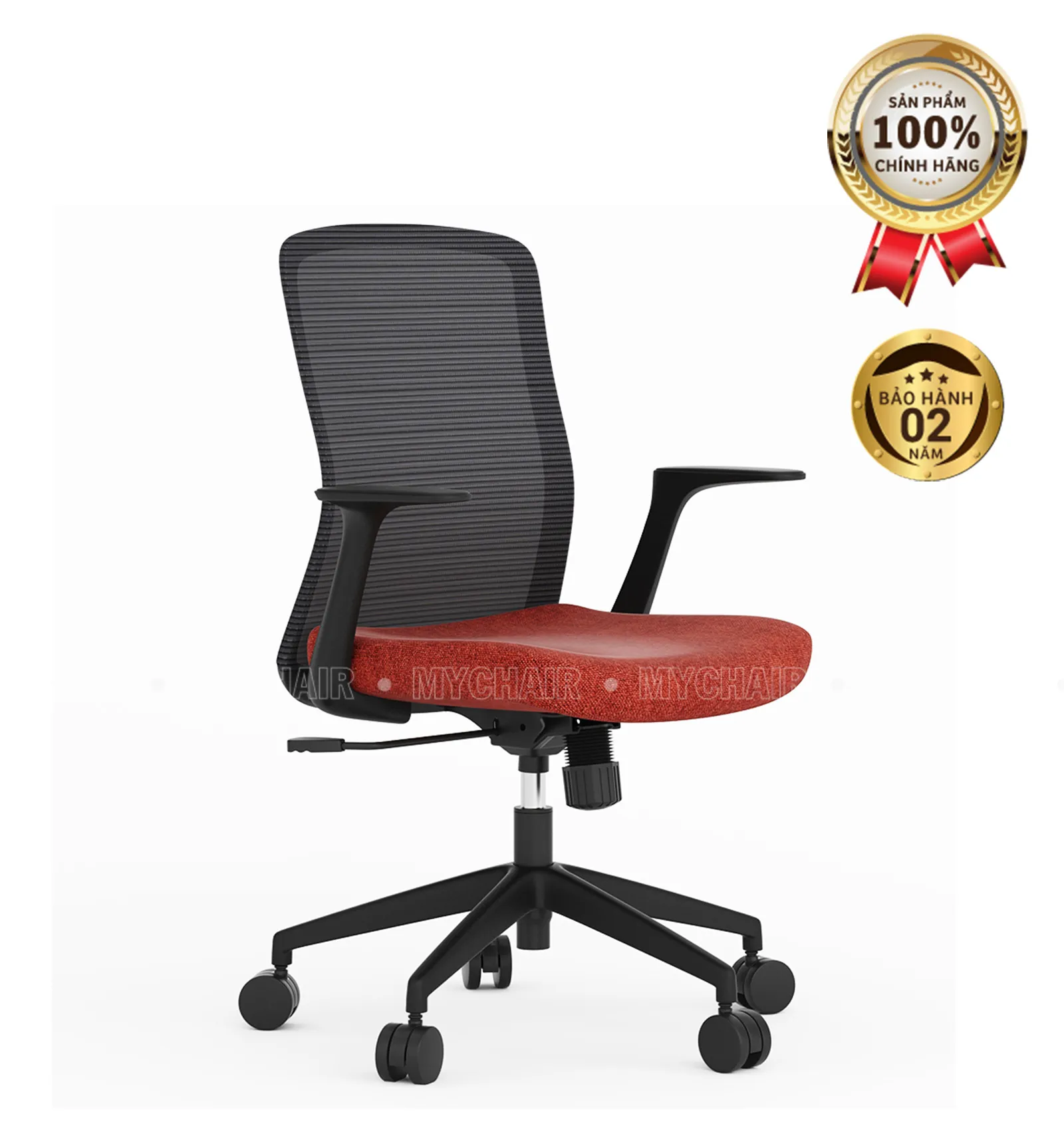 Ghế Xoay Lưới Nỉ Cao Cấp Nhập Khẩu MyChair FM116BB