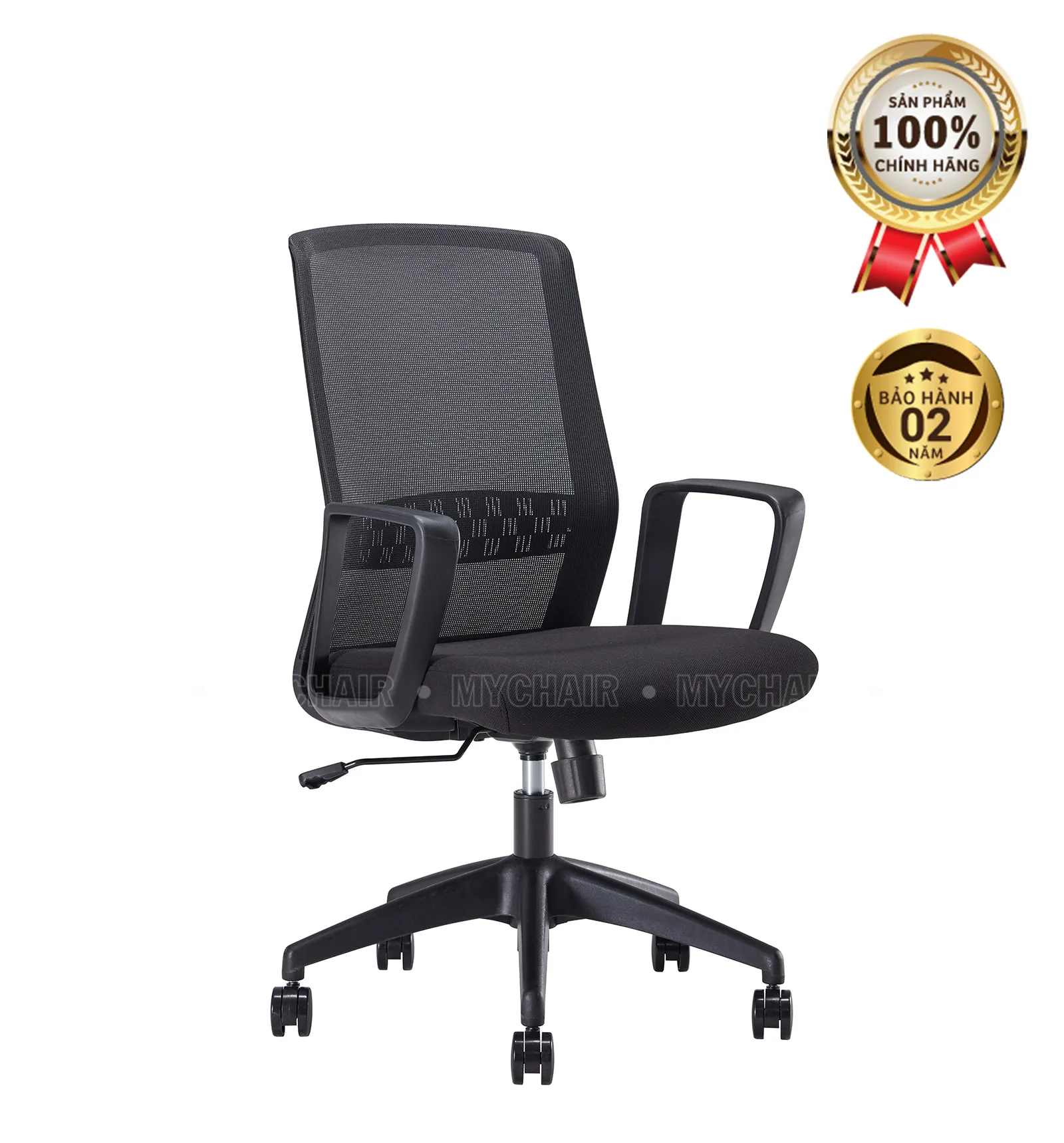 Ghế Xoay Nhân Viên Lưới Nỉ MyChair FM126BB