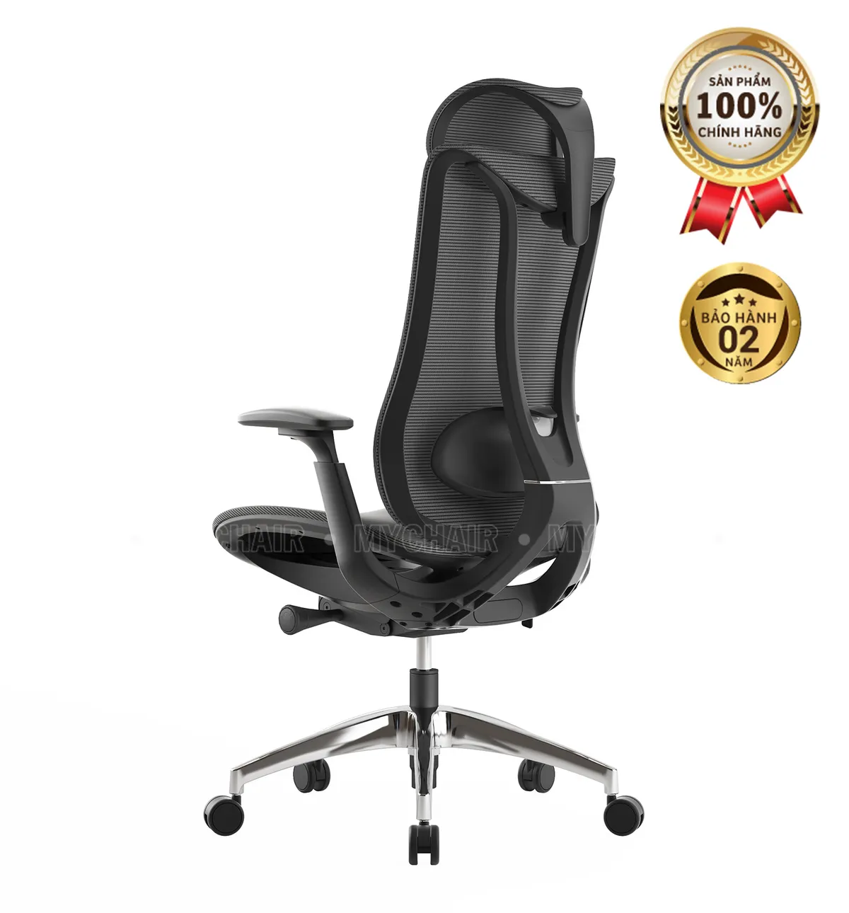 Ghế Xoay Lưới Nỉ Cao Cấp Nhập Khẩu MyChair FM202AB