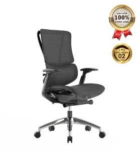 Ghế Xoay Lưới Nỉ Cao Cấp Nhập Khẩu MyChair FM203BB