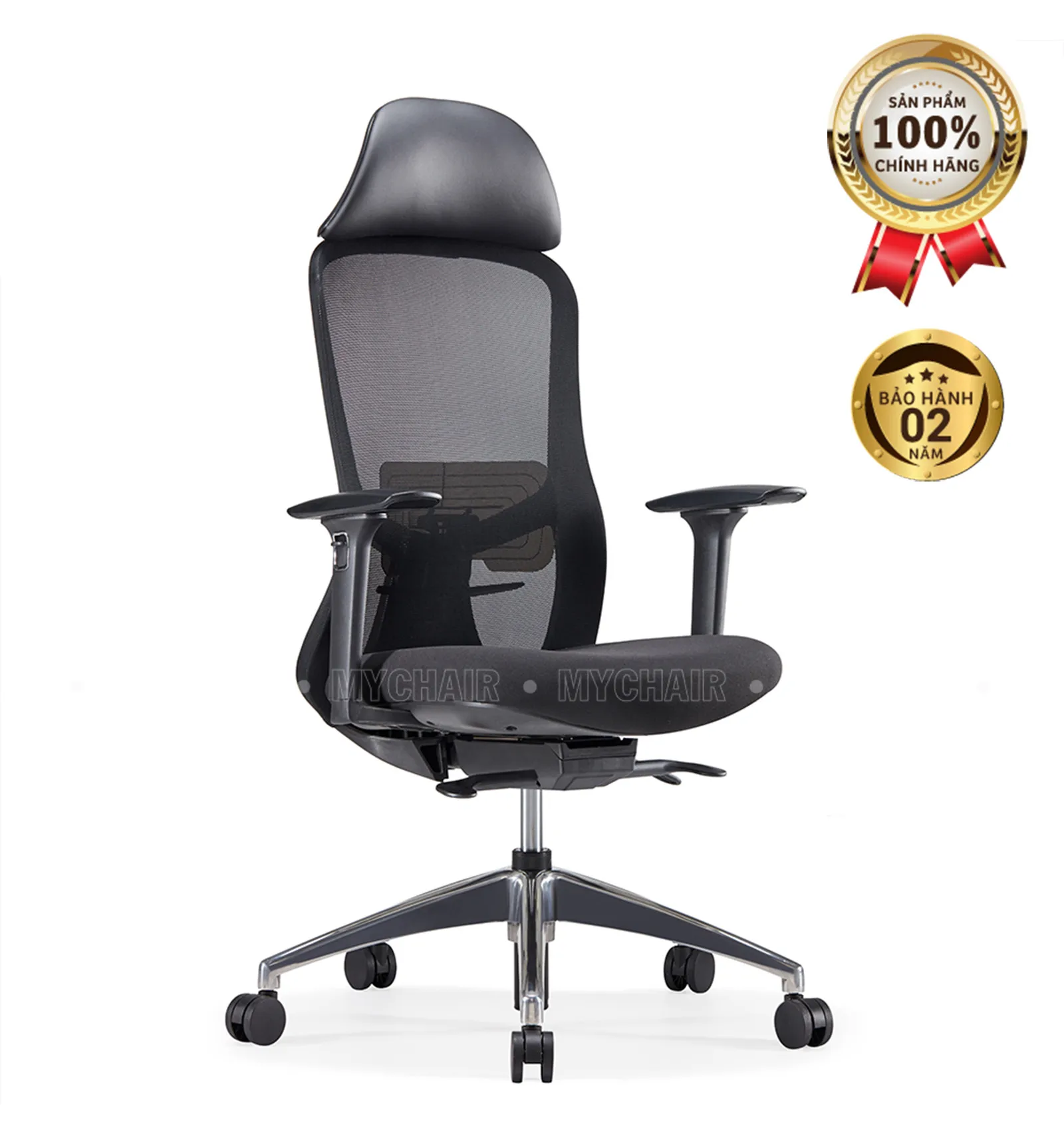 Ghế Xoay Lưới Nỉ Cao Cấp Nhập Khẩu MyChair FM33A1