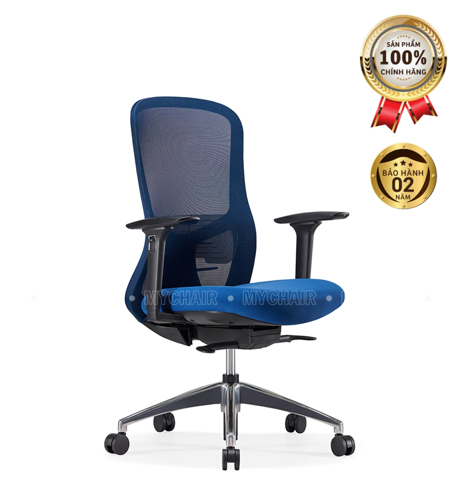 Ghế Xoay Lưới Nỉ Cao Cấp Nhập Khẩu MyChair FM33B1