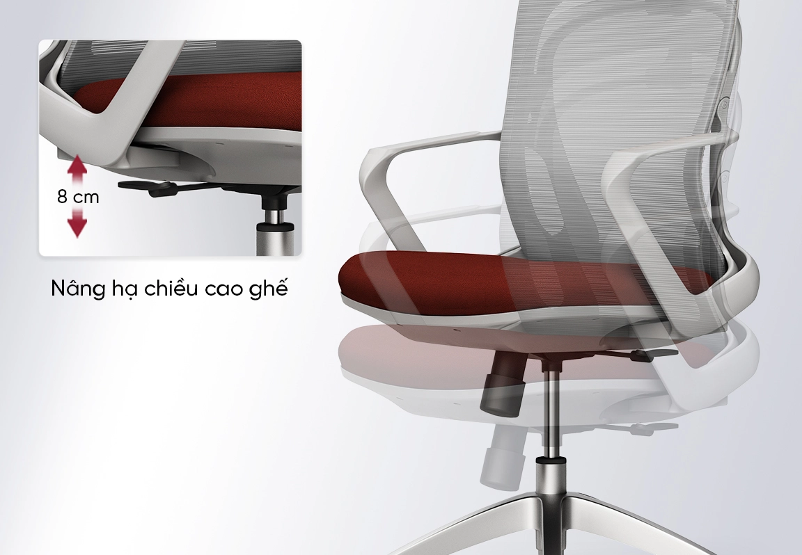 ghế văn ph&ograve;ng ch&acirc;n xoay FM100AW