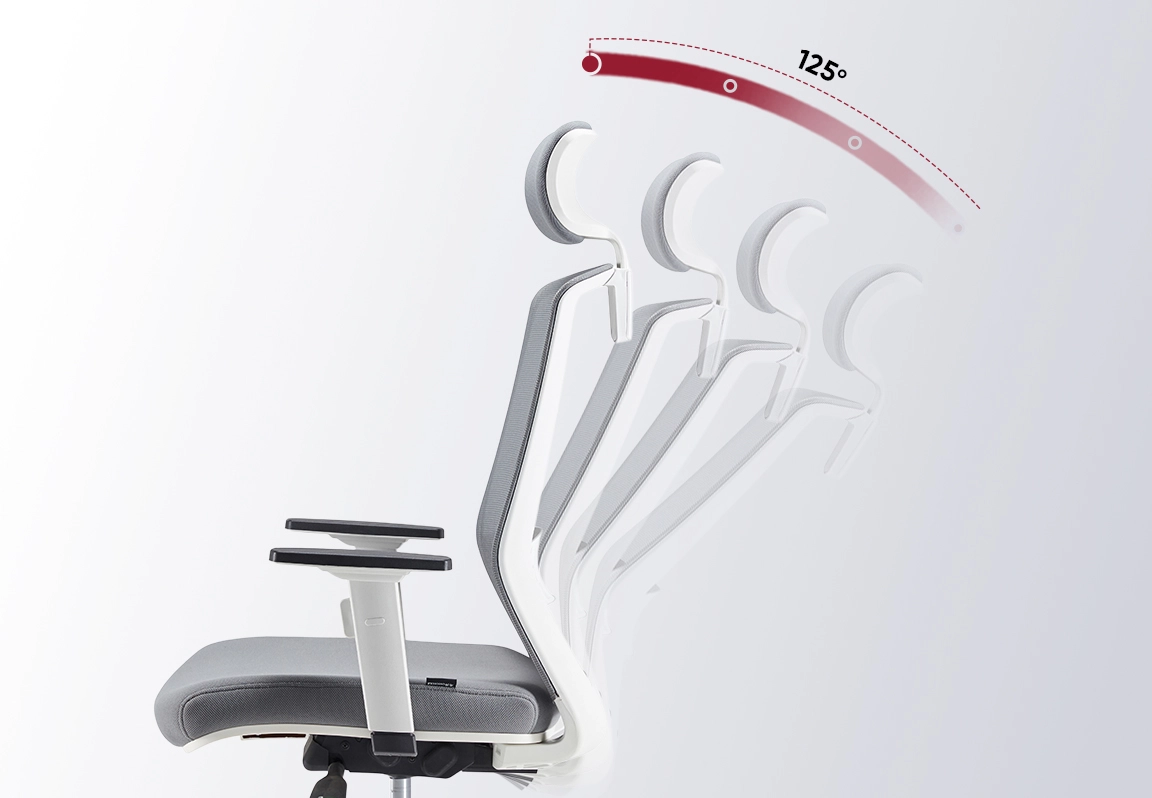 ghế lưới ch&acirc;n xoay FM126AW-2