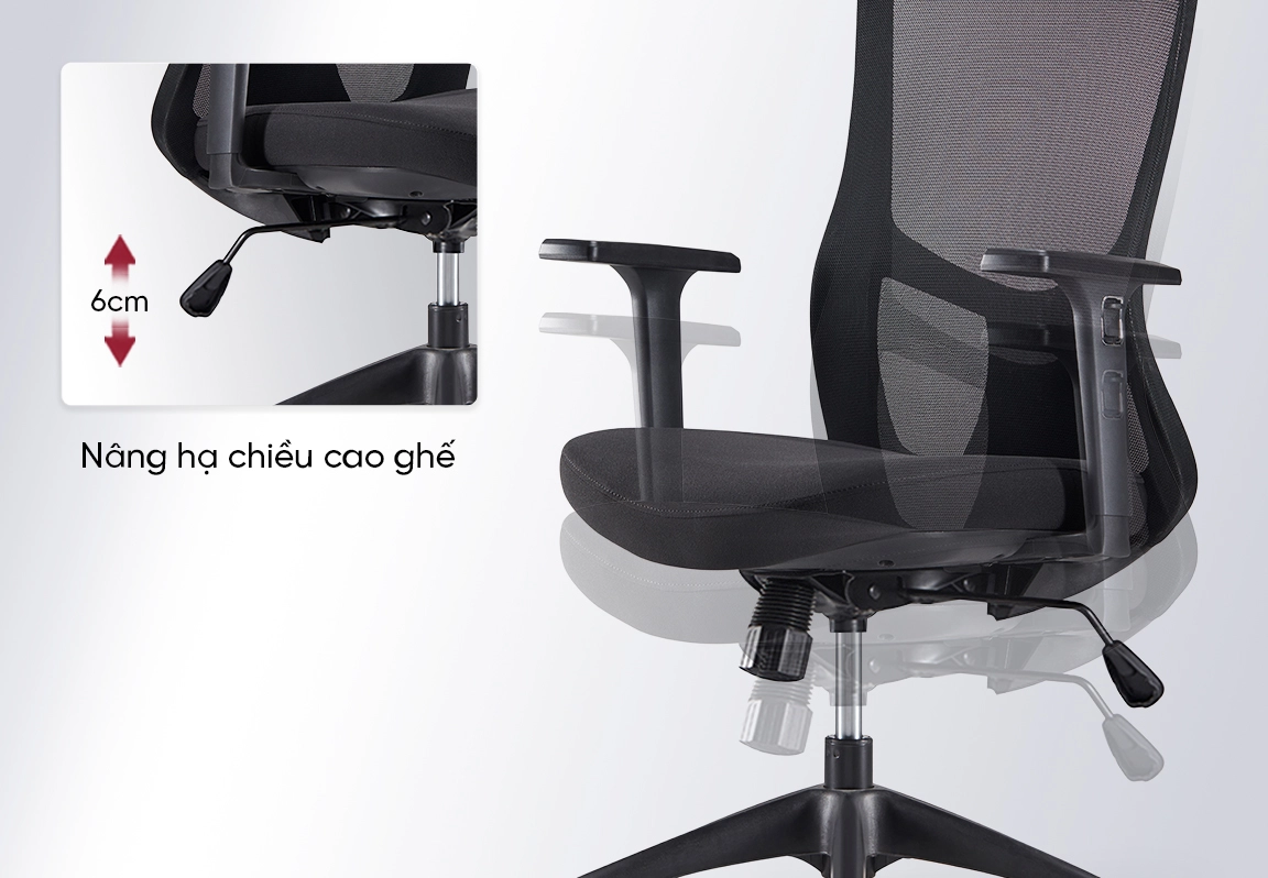 ghế xoay văn ph&ograve;ng nhập khẩu FM33AB-2