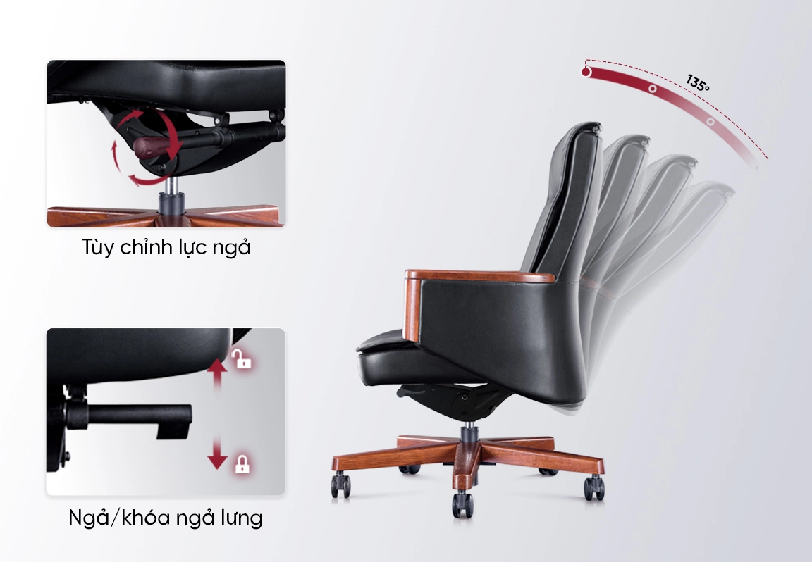 ghế xoay văn ph&ograve;ng no056b