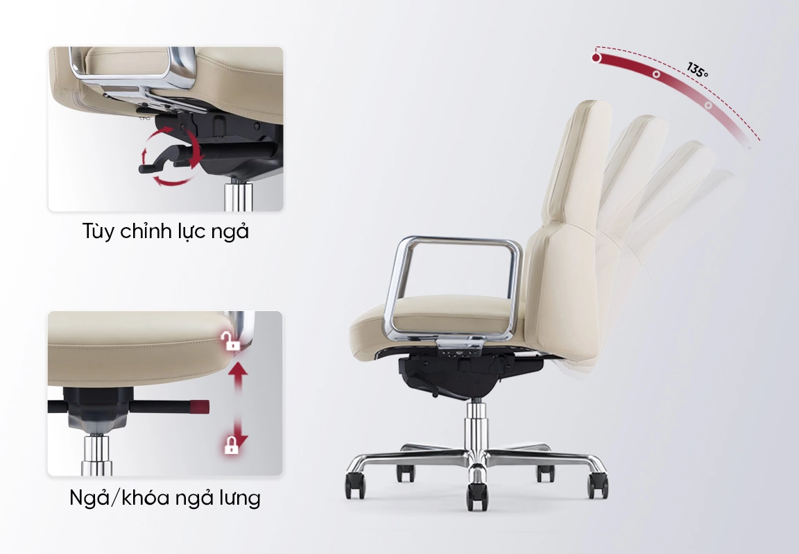 c&ocirc;ng năng ghế xoay văn ph&ograve;ng no423b