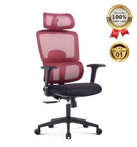 Ghế Xoay Lưới Nỉ Cao Cấp Nhập Khẩu MyChair FM609AB - Tay 1D