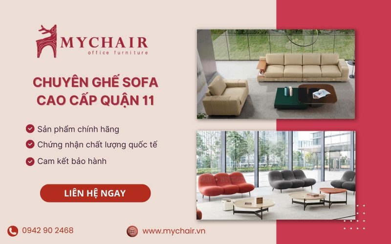 Mua ghế sofa quận 11 tại MyChair