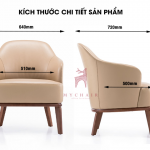Armchair Da Cao Cấp Nhập Khẩu MyChair SF807